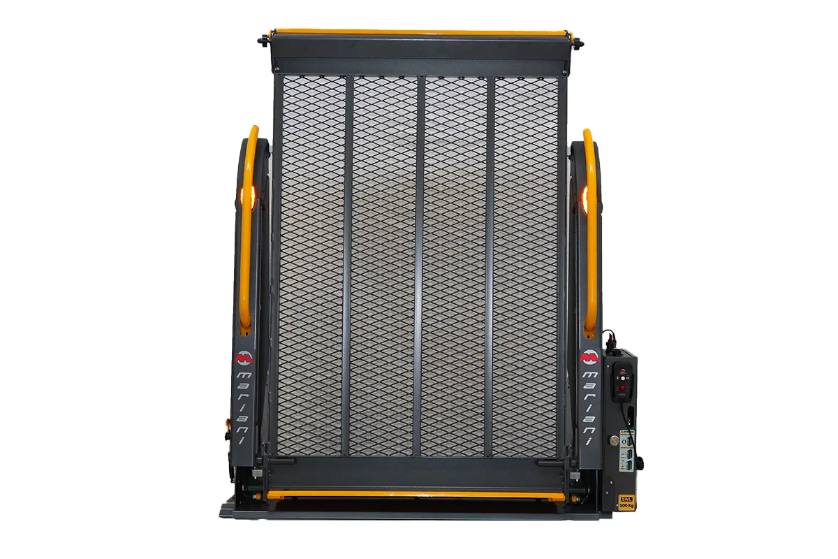 Twin arm wheelchair lift BBI closed